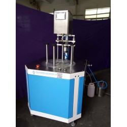 塑料圓筒蓋膠水封底機(jī)，吸塑蓋打膠機(jī)廠家