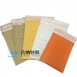 牛皮紙信封氣泡袋，歐美專(zhuān)用黃色牛皮紙氣泡膜物流袋