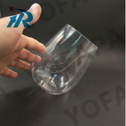供應(yīng)錐形塑料酒杯，PET紅酒杯
