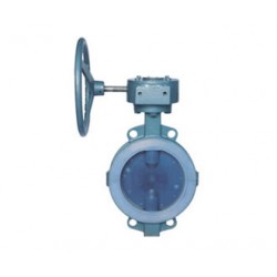 供應(yīng)卡萊菲D71F4、D371F4型對(duì)夾式襯氟蝶閥