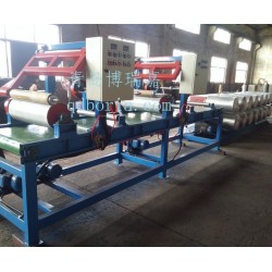 不銹鋼輥筒式膠片冷卻機(jī)  自動定長裁斷擺片橡膠片生產(chǎn)線（機(jī)）