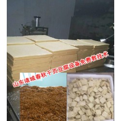 哪里有切絲不斷的千頁豆腐切絲機(jī)，一次成型千頁豆腐切絲機(jī)