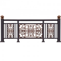 廠家供應(yīng)裕能Lg-A64鋁合金欄桿家用小區(qū)鋁藝護(hù)欄