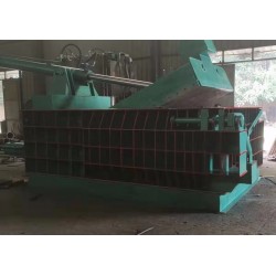 二手打包機，側(cè)翻包液壓打包機，金屬破碎機械，宏強液壓