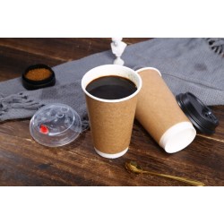 供應出口雙層紙杯，一次性咖啡杯