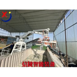 在高溫環(huán)境中，全自動(dòng)裝車(chē)機(jī)器人代替人工飼料裝車(chē)
